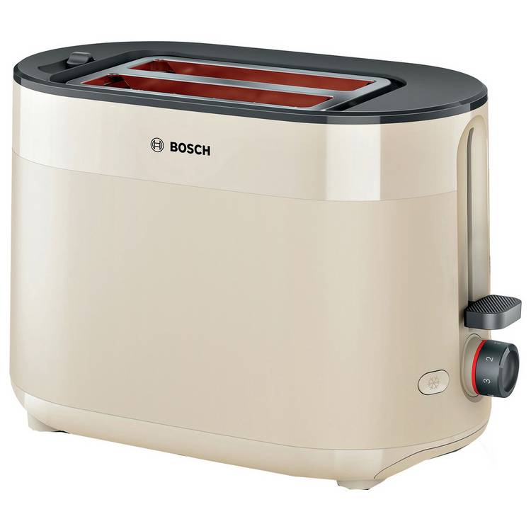 Bosch MyMoment Delight cream 2 slice toaster - British product