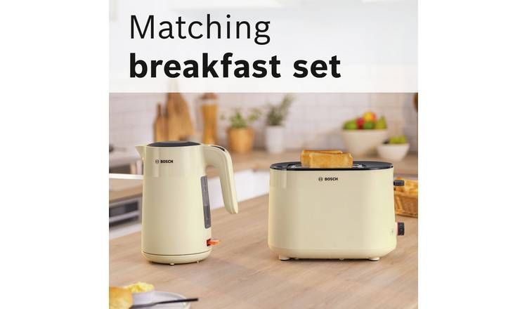 Bosch TAT2M127GB MyMoment Delight 2 Slice Toaster - Cream GOODS Argos