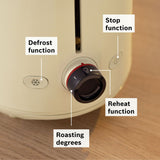 Bosch MyMoment Delight cream 2 slice toaster - British product