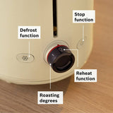 Bosch MyMoment Delight cream 2 slice toaster - British product