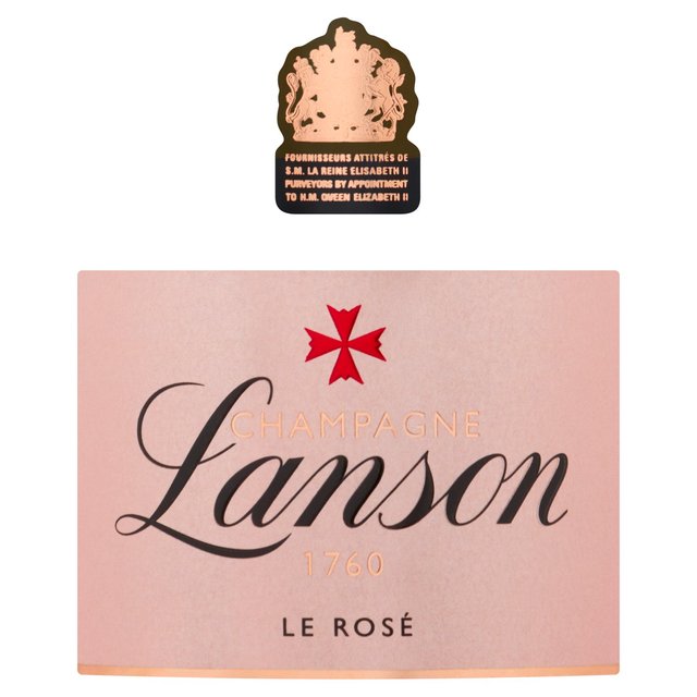 Lanson Brut Rose Champagne NV Half Bottle   37.5cl GOODS M&S   