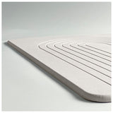 Addis diatomite quick dry bath mat white 60x39cm - British product