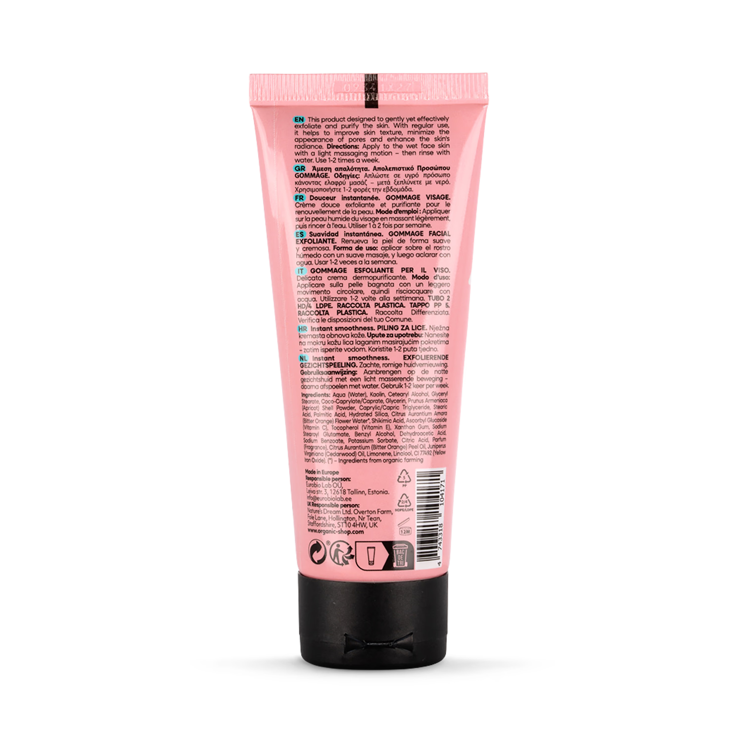 Organic Shop Orange Blossom Face Gommage 75ml (British brand)