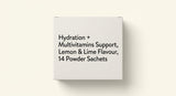 Holland & Barrett hydration supplement lemon lime flavour 14 sachets, UK version