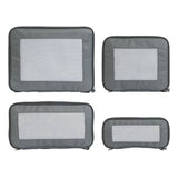Packing cubes set of 4 in polyester mesh - (British brand)
