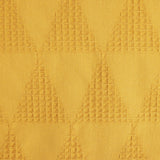 Habitat mustard waffle bedding set double, imported from the UK