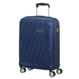American Tourister Hypercube cabin suitcase navy hard ABS, UK version