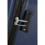 American Tourister Hypercube cabin suitcase navy hard ABS, UK version