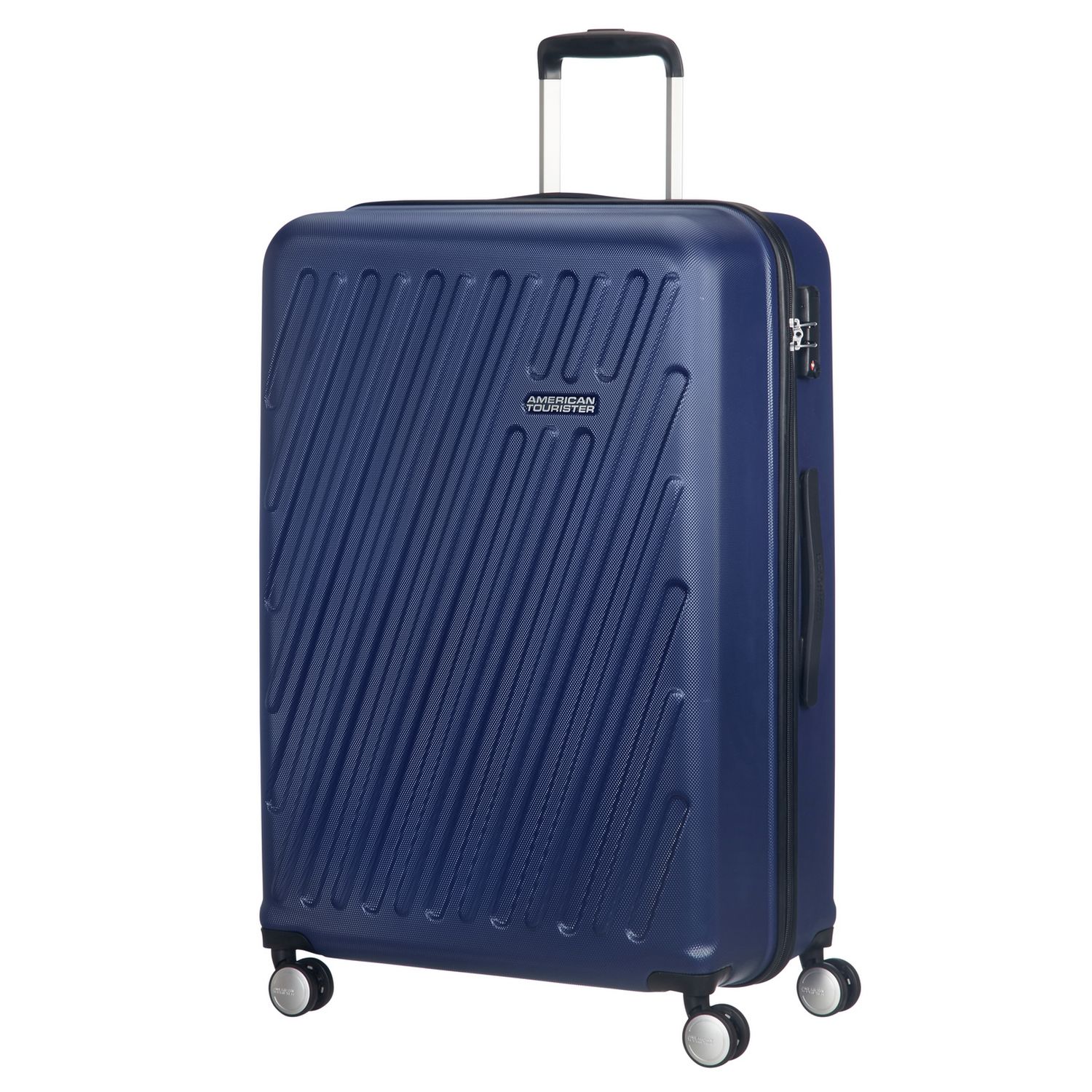 American Tourister Hypercube Hard TSA Cabin Suitcase Navy 55cm