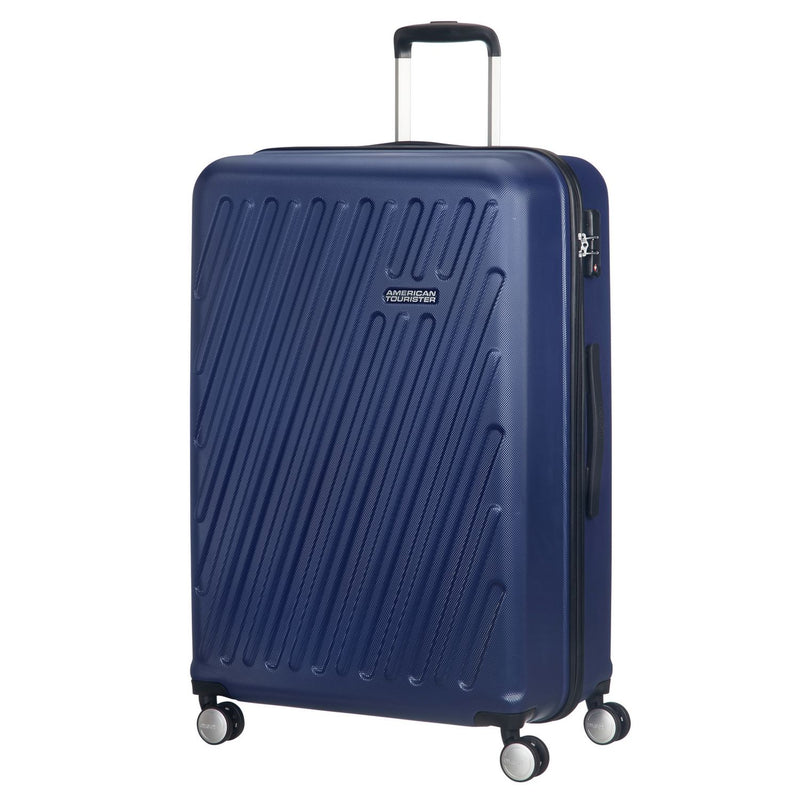 American Tourister Hypercube Hard TSA Cabin Suitcase Navy 55cm