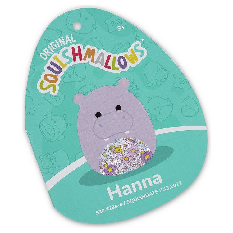 Squishmallows Hanna the Purple Hippo plush toy 20 inch - British product