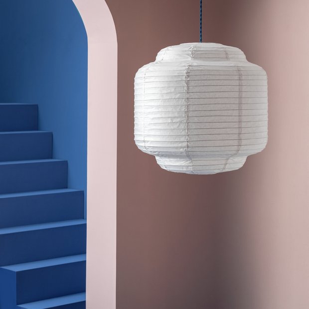 Habitat Cirro white paper easy fit lampshade 60cm, UK version
