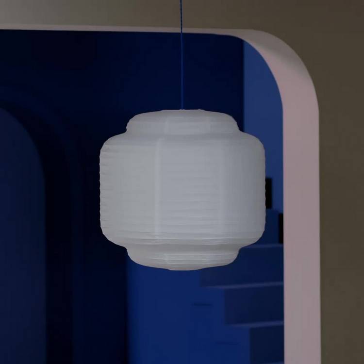 Habitat Cirro white paper easy fit lampshade 60cm, UK version