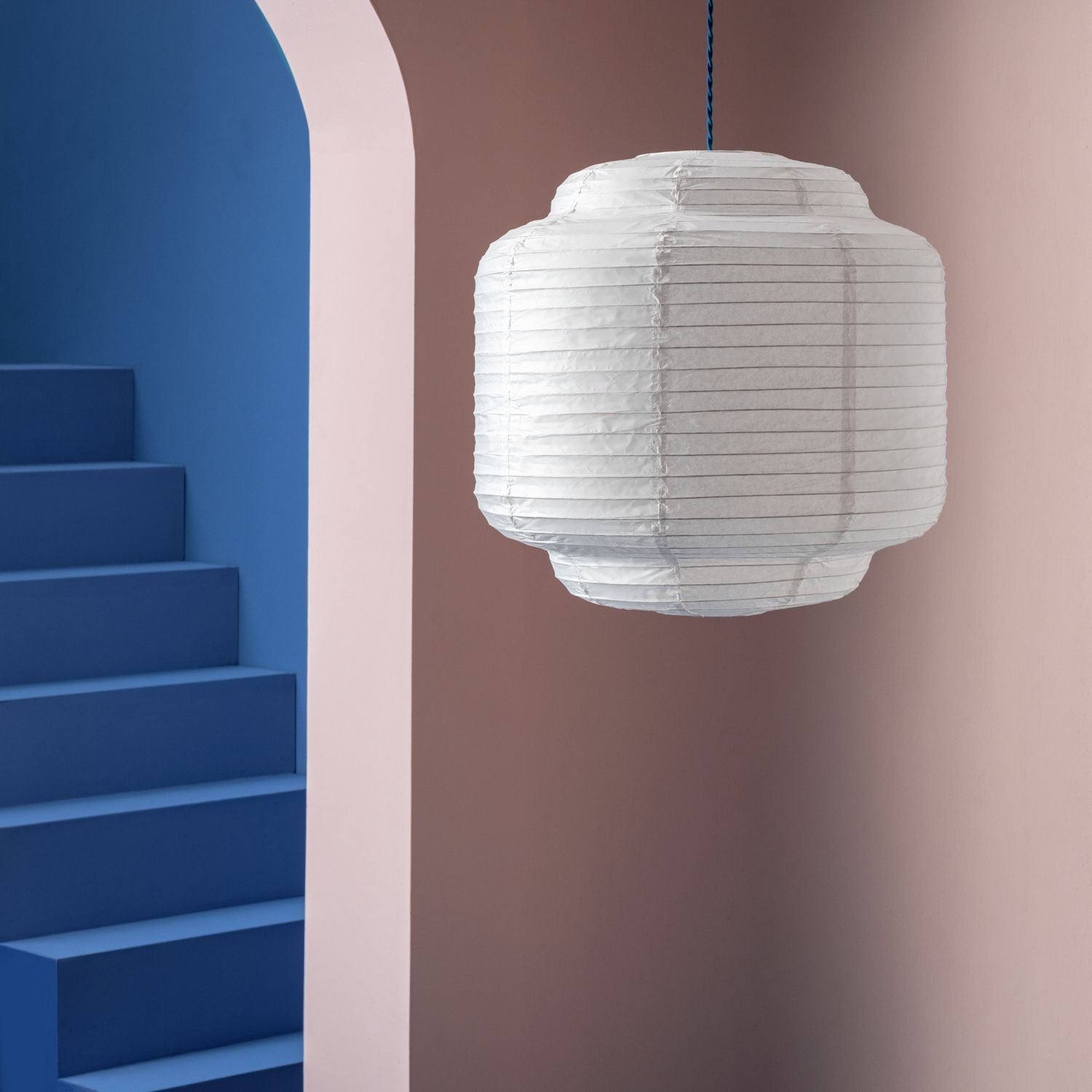 Habitat Cirro white paper easy fit lampshade 60cm, UK version