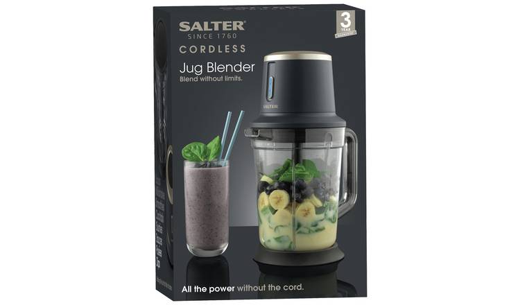 Salter EK5393BGRY Cordless 1.5L Jug Blender - Grey GOODS Argos