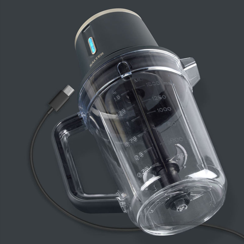 Salter cordless jug blender grey 1.5L, imported from the UK