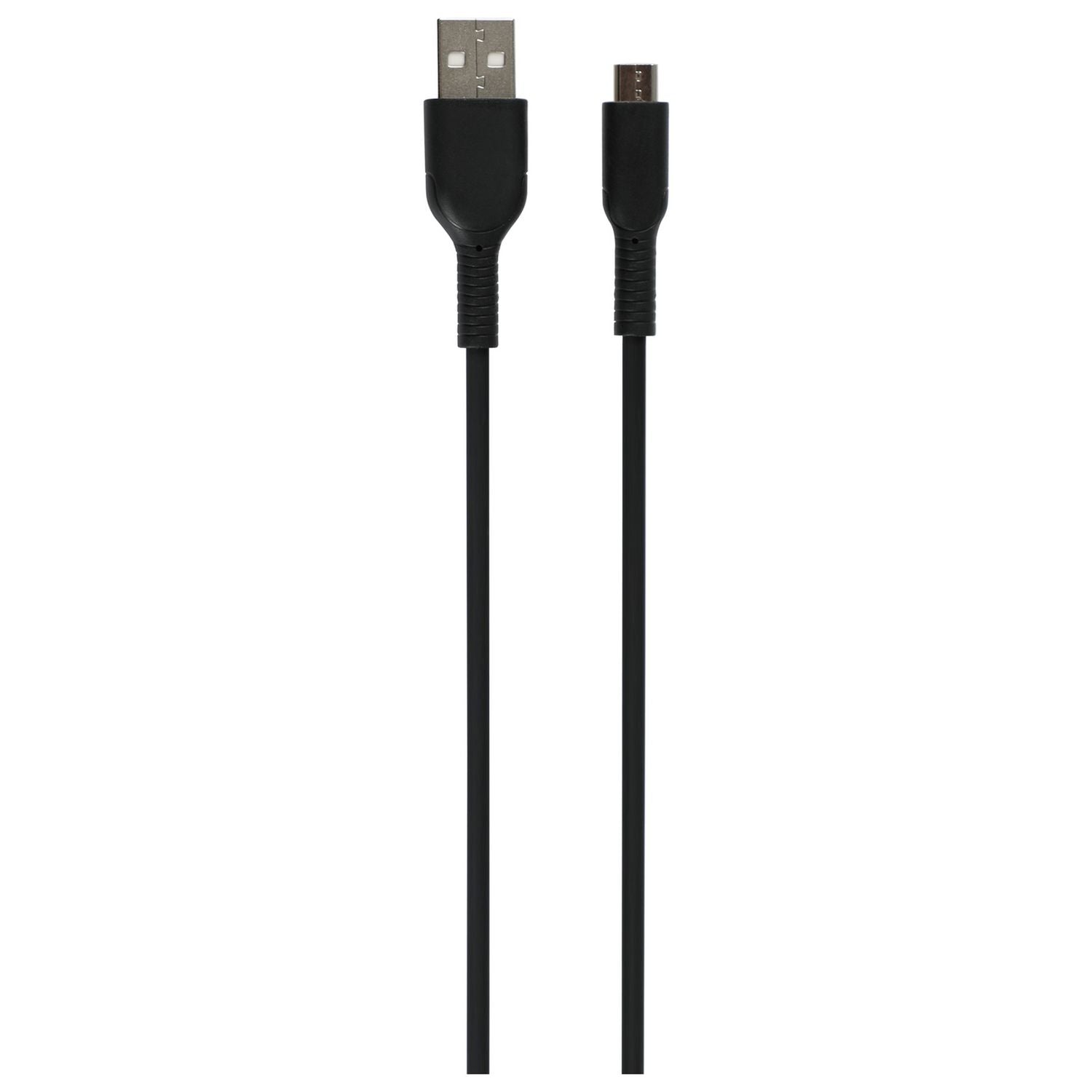 Micro USB cable 2m black, imported from the UK