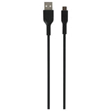 Micro USB cable 2m black, imported from the UK