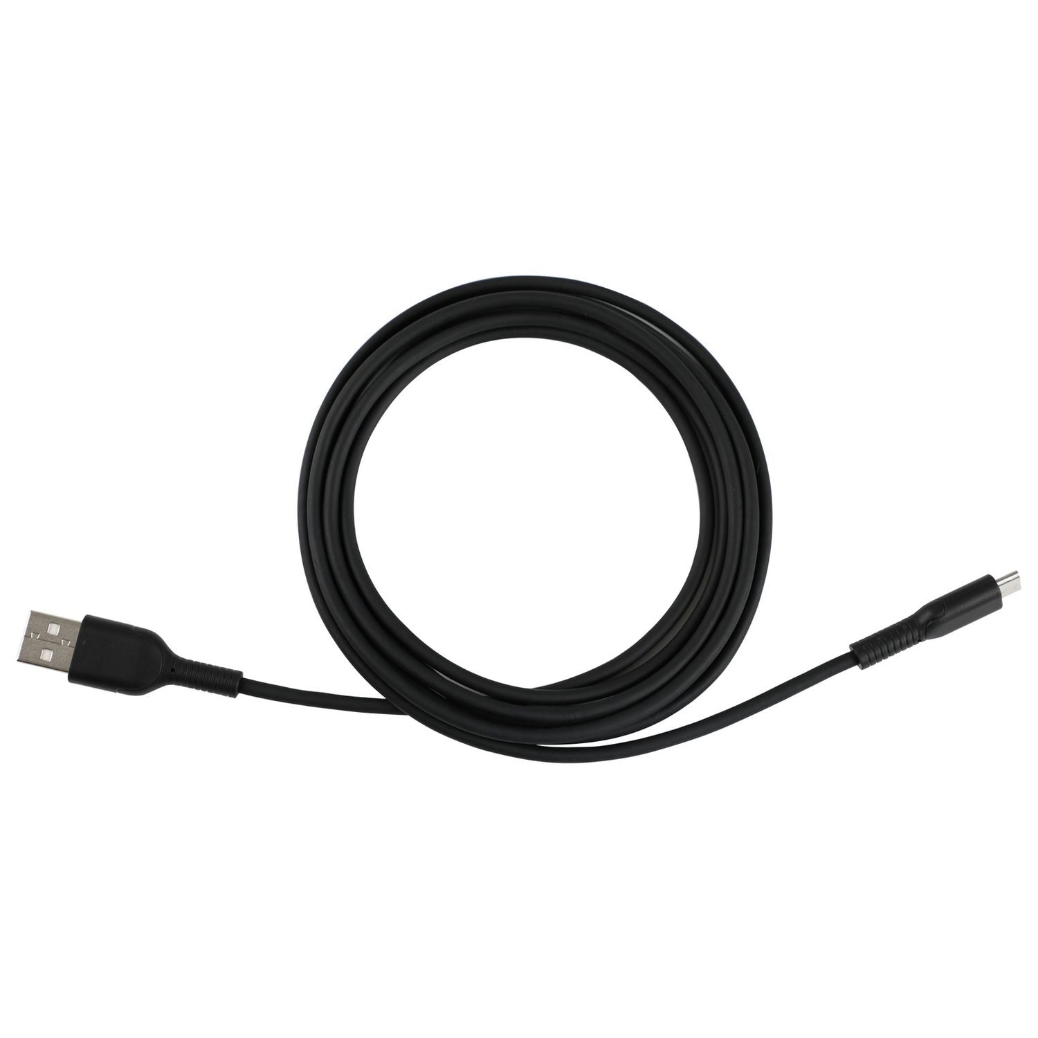 Micro USB cable 2m black, imported from the UK