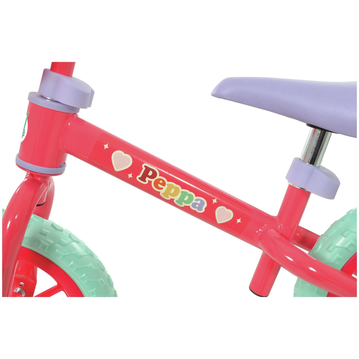 Peppa Pig Balance Bike 12 inch with light-up wheels, UK version