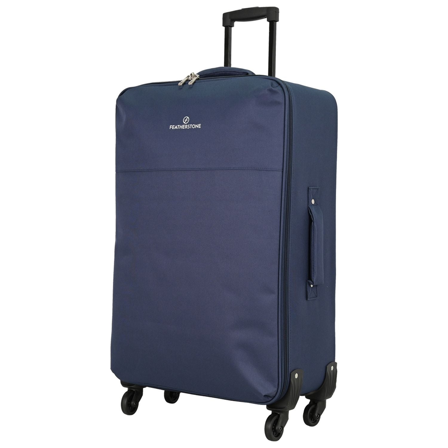 Featherstone 4 wheel soft suitcase medium navy 50L (British brand)