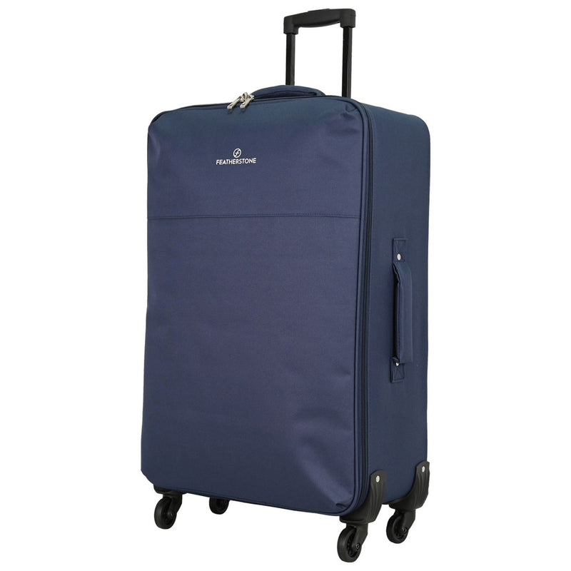 Featherstone 4 wheel soft suitcase medium navy 50L (British brand)