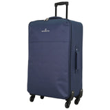 Featherstone 4 wheel soft suitcase medium navy 50L (British brand)
