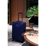 Featherstone 4 wheel soft suitcase medium navy 50L (British brand)