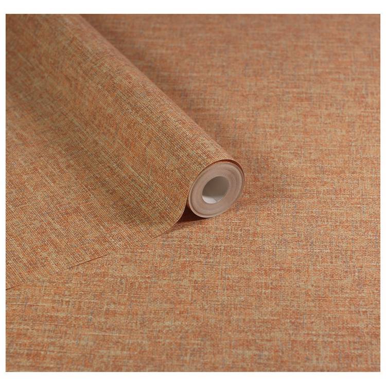 Esselle Home orange textured wallpaper, imported from the UK