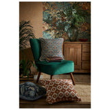 Esselle Home orange textured wallpaper, imported from the UK