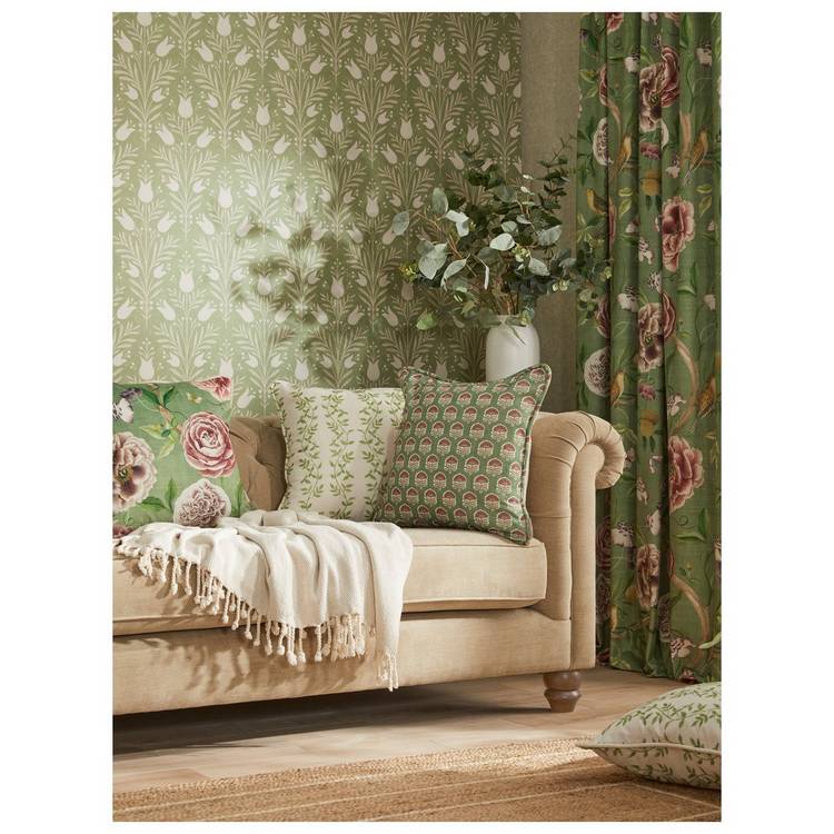 Esselle Home sage weave wallpaper 50cm x 10m, imported from the UK