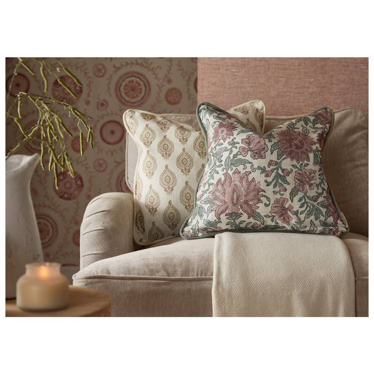 Esselle Home textured weave pinks wallpaper, UK version