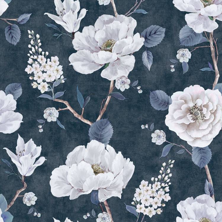 Arthouse Floral Blue Wallpaper roll - British product