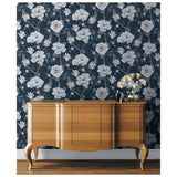 Arthouse Floral Blue Wallpaper roll - British product