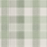Arthouse check green textured wallpaper roll (British brand)