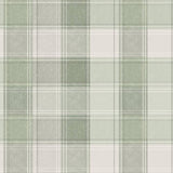 Arthouse check green textured wallpaper roll (British brand)