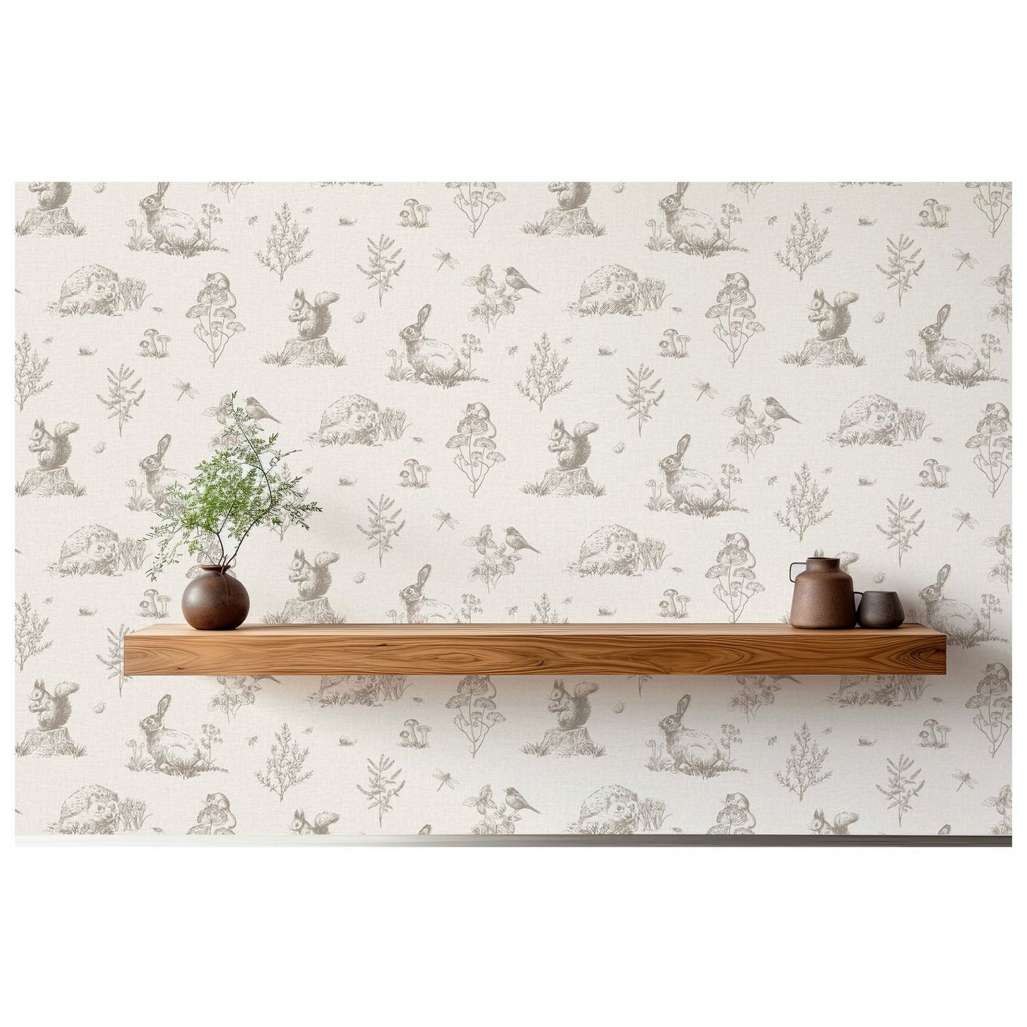Arthouse Walk Natural wallpaper 53cm x 10m (British brand)