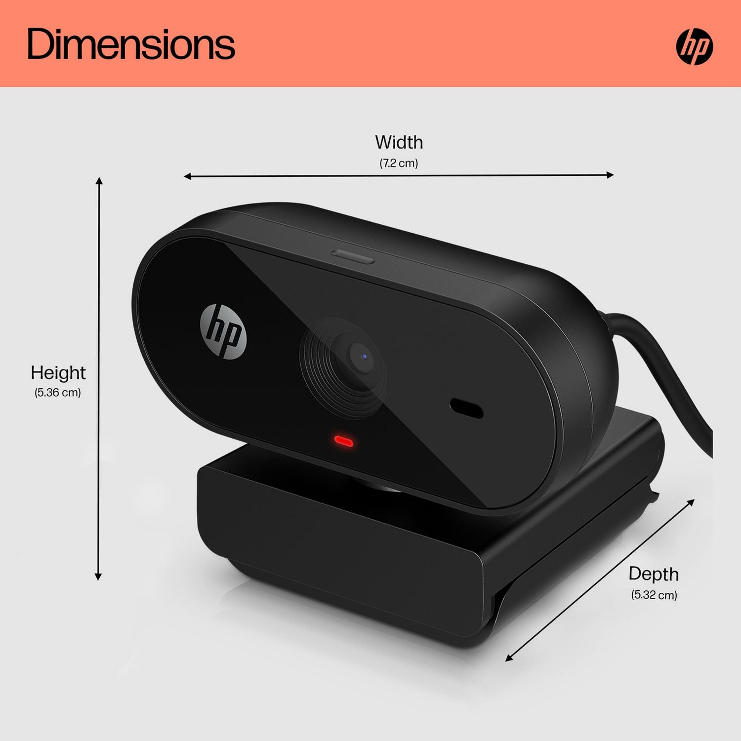 HP 320 FHD webcam - British product