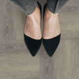 Arthouse taupe wood effect vinyl floor tiles (British brand)