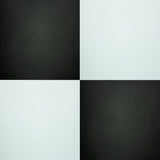 Arthouse chequerboard floor tiles in black and white - British product