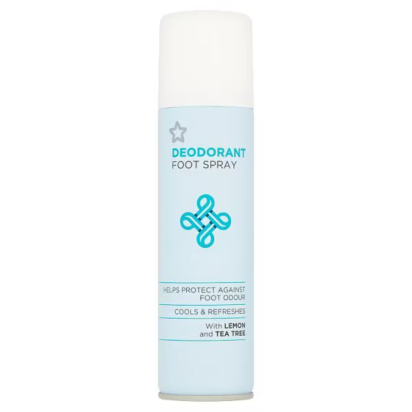 Superdrug Deodorant Foot Spray Tea Tree Lemon 150ml (British brand)