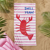 Catherine Lansfield beach towel pink 160x76cm, UK version