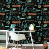 Arthouse Graphics multi-coloured wallpaper, UK version