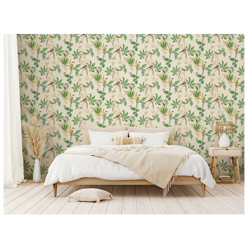 Esselle Home garden green wallpaper - British product