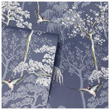 Arthouse Garden Blue Wallpaper roll (British brand)