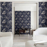 Arthouse Garden Blue Wallpaper roll (British brand)