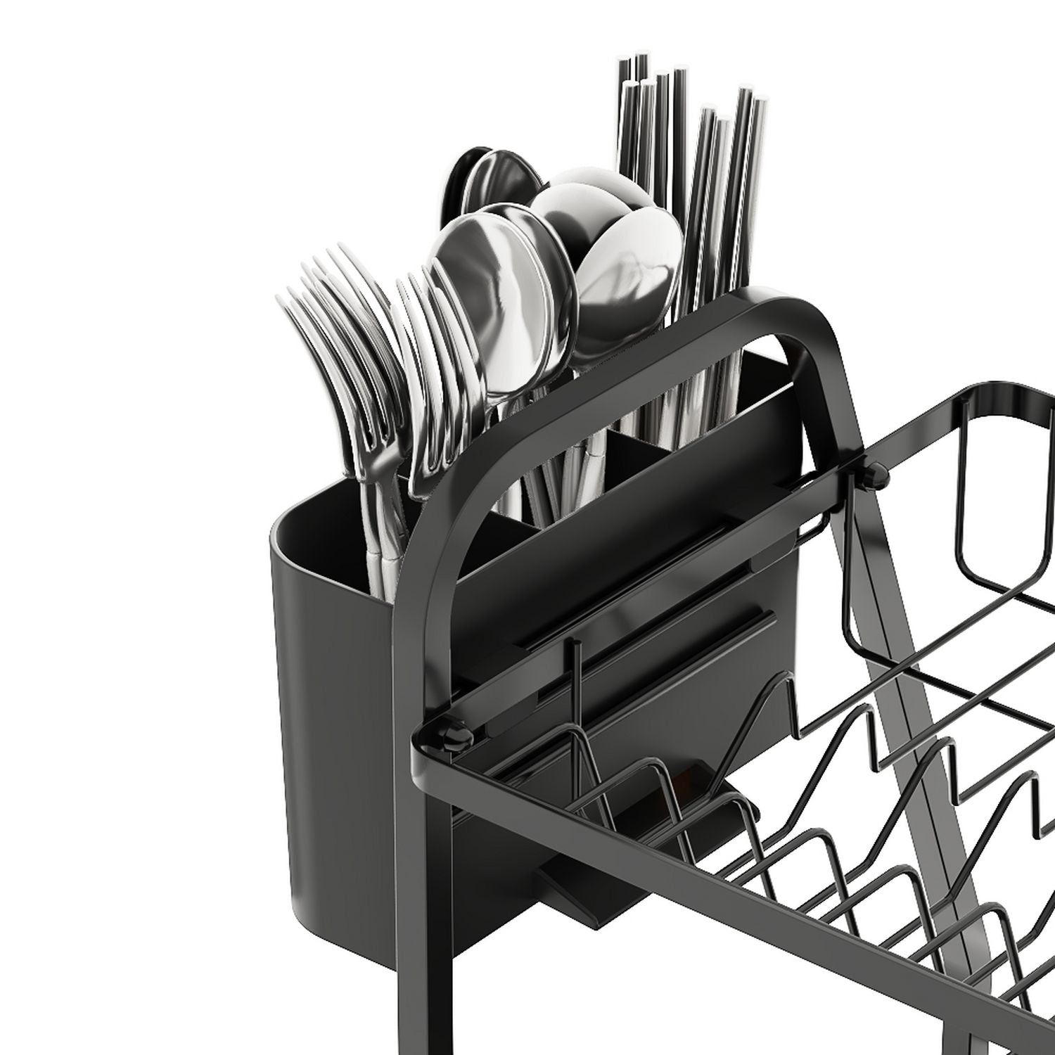Argos Home 2-tier dish drainer black, imported from the UK