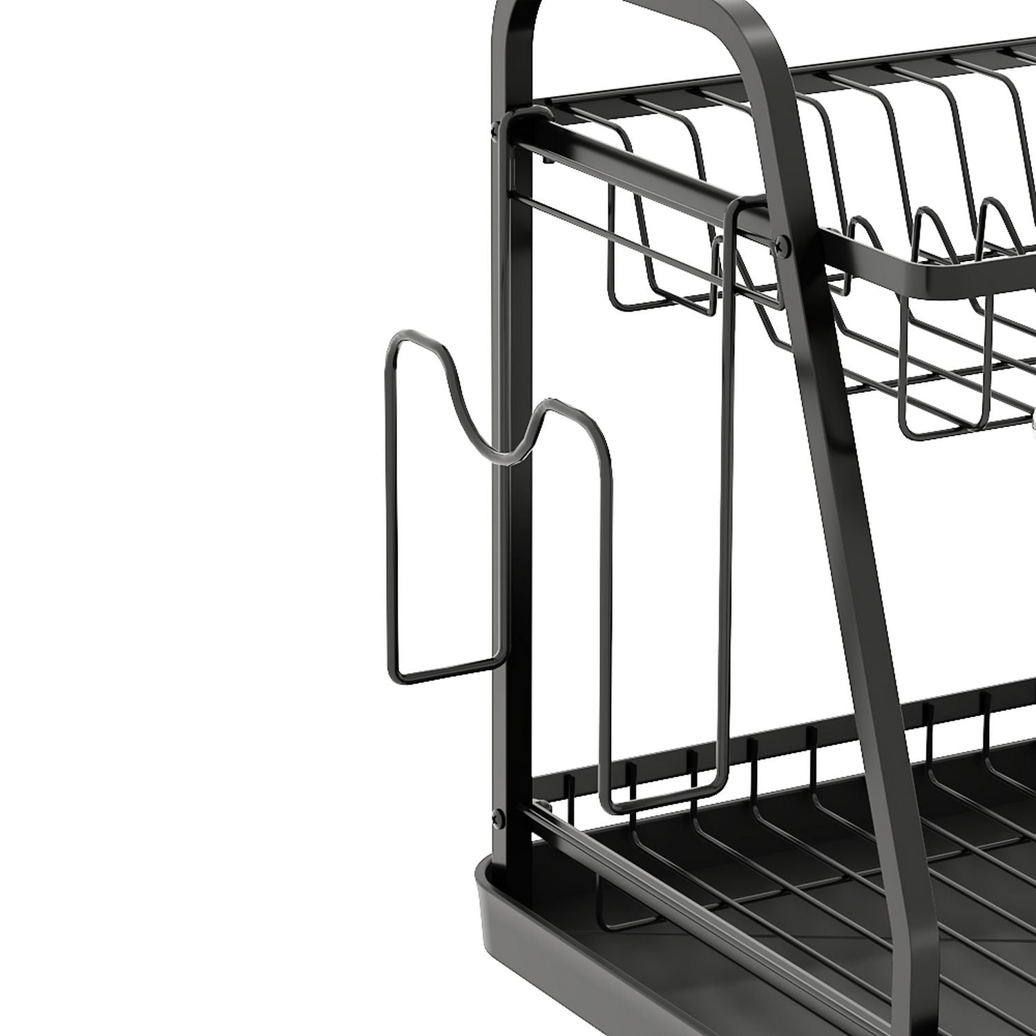 Argos Home 2-tier dish drainer black, imported from the UK