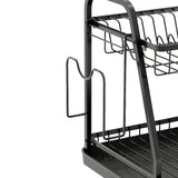 Argos Home 2-tier dish drainer black, imported from the UK