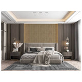 Arthouse Luxe Timber Metallic wallpaper roll, imported from the UK